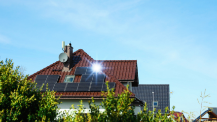 PV auf dem Wohnhaus