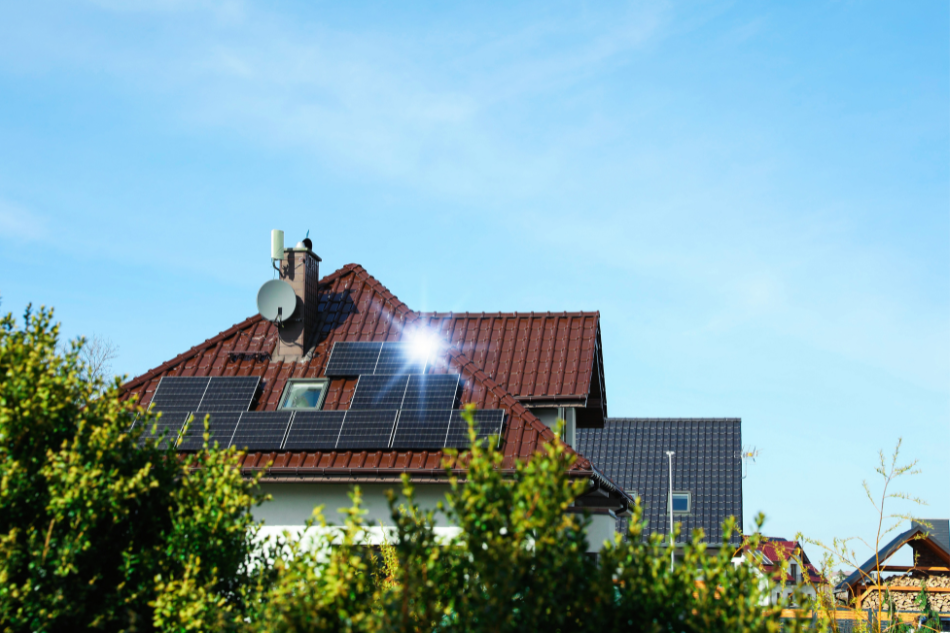 PV auf dem Wohnhaus